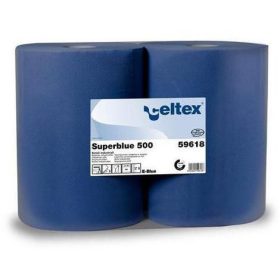   Celtex Super Blue ipari papírtörlők 3 rétegű, 500 lap, 2 db