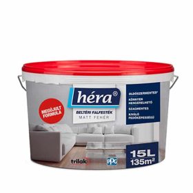 Héra matt fehér beltéri falfesték 15 Liter